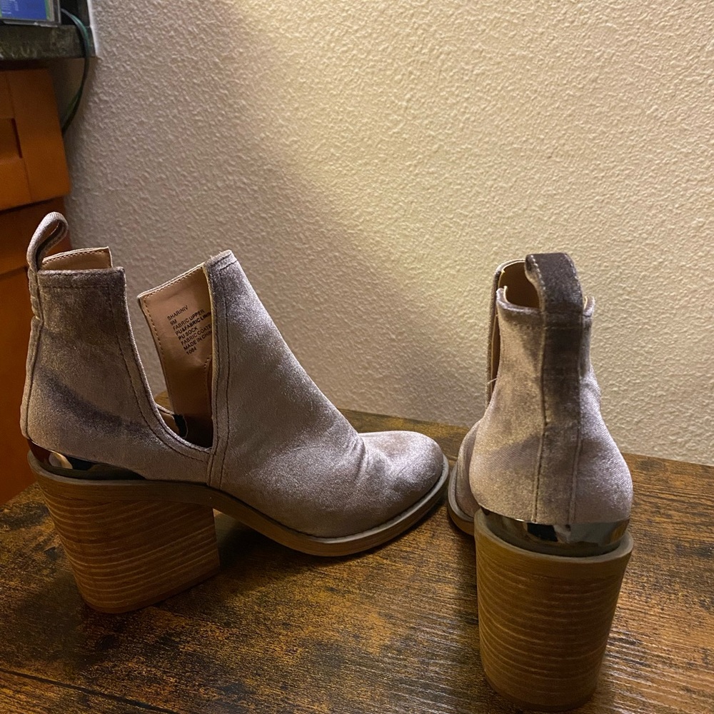 Steve Madden Boots with Cutouts and Block Heels - Picture 7 of 7